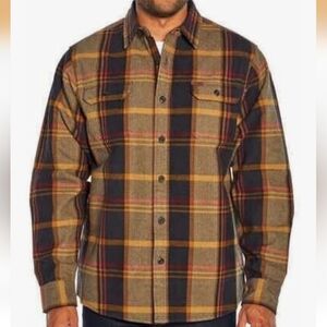 Orvis Men's Big Bear Heavyweight Flannel with Hand Warmer Pockets (Size M)